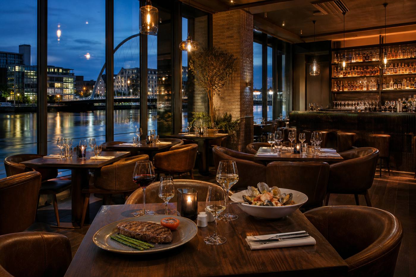 Restaurant inside a licensed casino venue